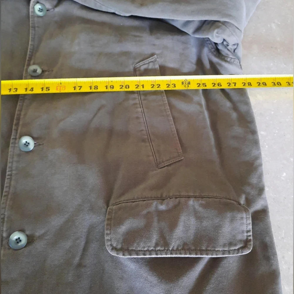 Eddie Bauer Olive Green Military Field Jacket